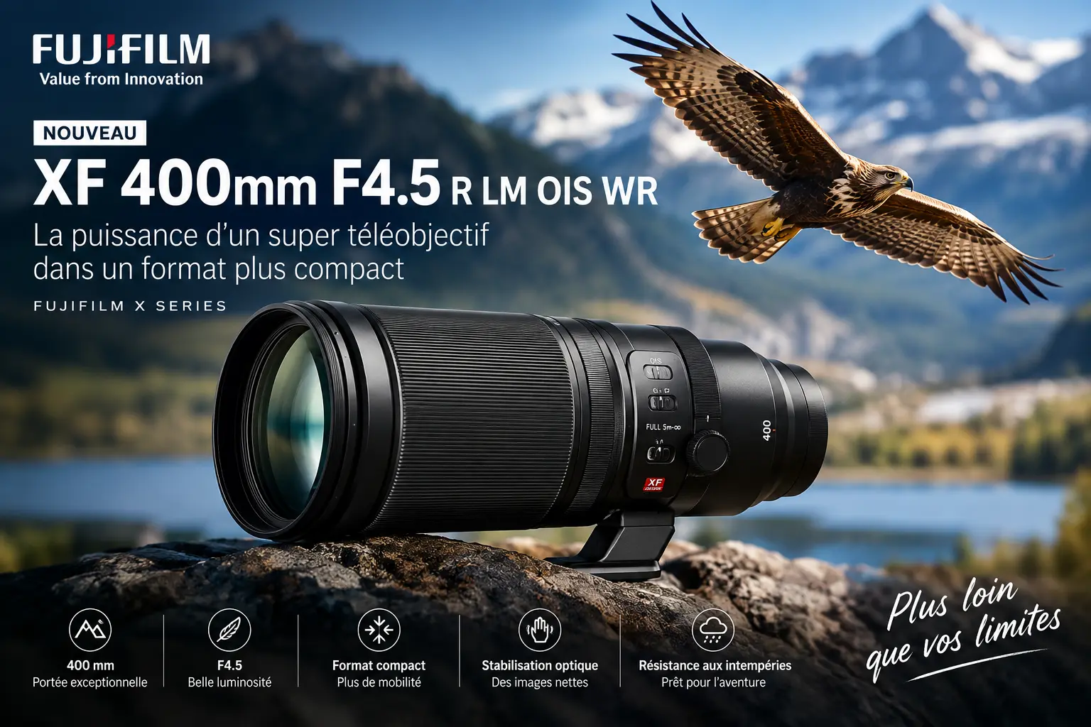 Fujifilm XF400mm F4.5 R LM OIS WR: A Compact Super-Telephoto That Finally Completes the X-Mount Lineup